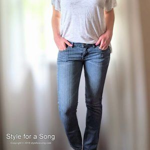 Aeropostale Light Medium Wash Skinny Jeans 5/6 P